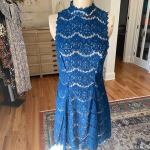 Trixxi Clothing Company Beautiful Teal Lace Cocktail Dress‎ - Size S